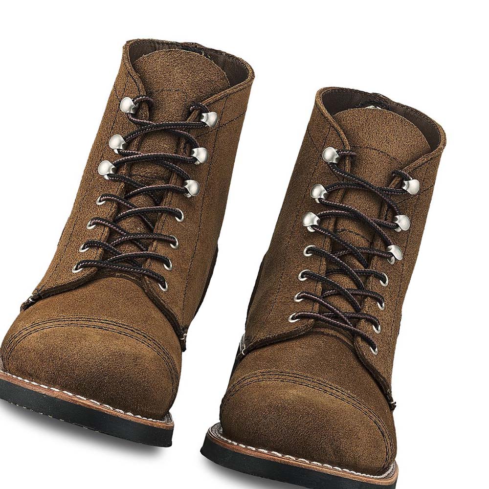 Red Wing IRON RANGER Heritage Short in Acampo Leather Women's Boots Brown | ZA 13MQZ